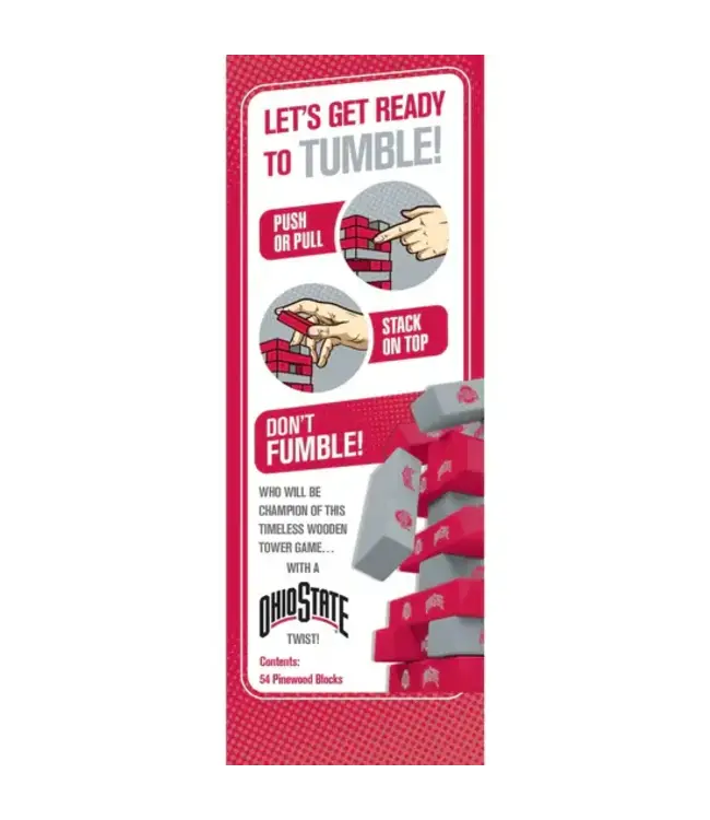 MASTERPIECES Ohio State Buckeyes Tumble Tower