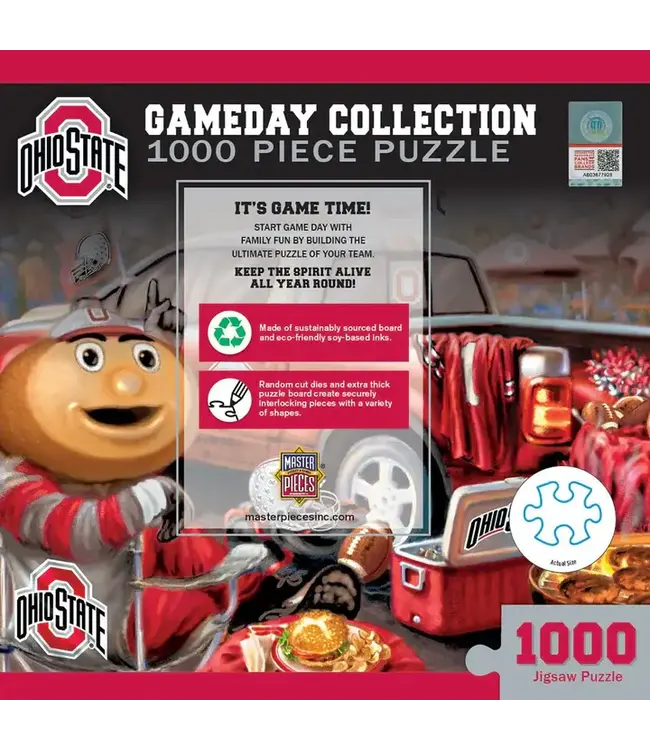 MASTERPIECES Ohio State Buckeyes - Gameday 1000 Piece Jigsaw Puzzle