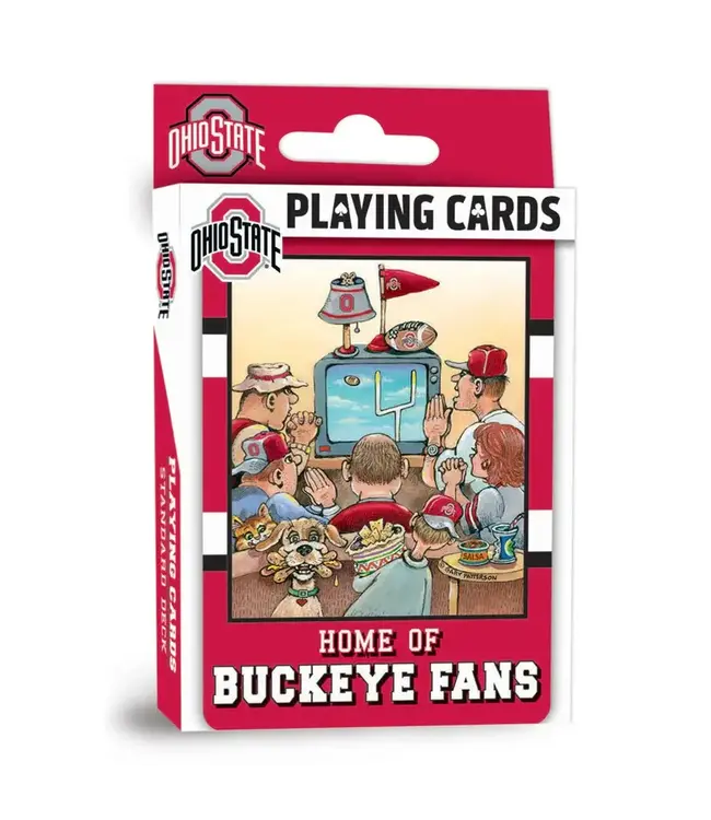 MASTERPIECES Ohio State Buckeyes Fan Deck Playing Cards - 54 Card Deck