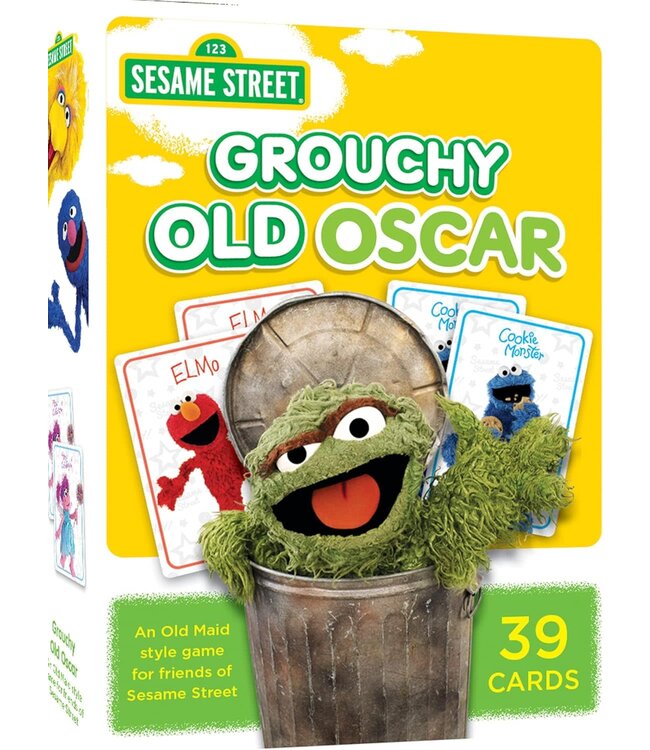 MASTERPIECES Sesame Street Grouchy Old Oscar - Card Game