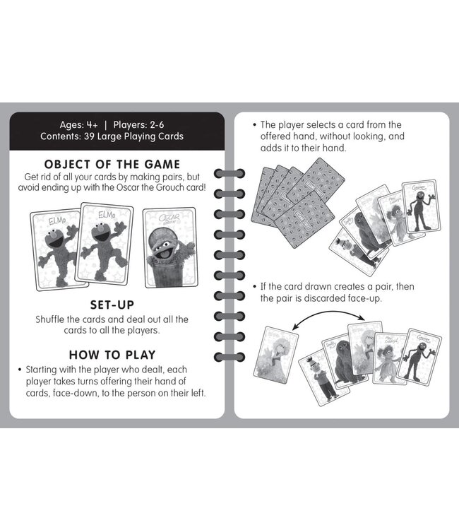 MASTERPIECES Sesame Street Grouchy Old Oscar - Card Game