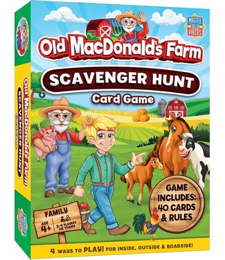 MASTERPIECES Old MacDonald's Farm Scavenger Hunt Card Game