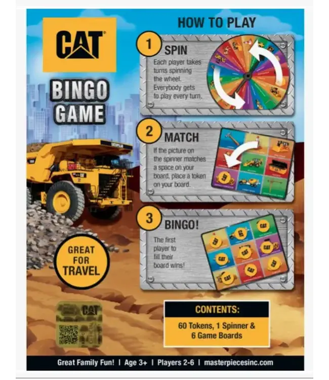 MASTERPIECES CAT Bingo Game