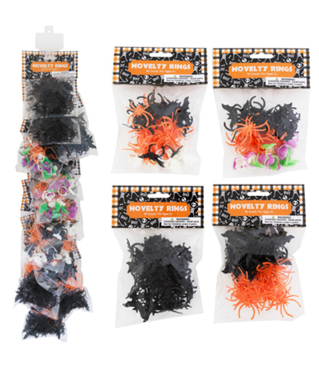 HALLOWEEN RINGS 50 count