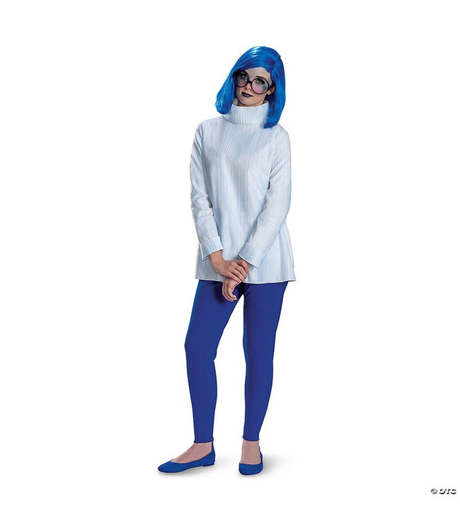 DISGUISE Women's Deluxe Disney/Pixar Inside Out 2 Blue Sadness Costume