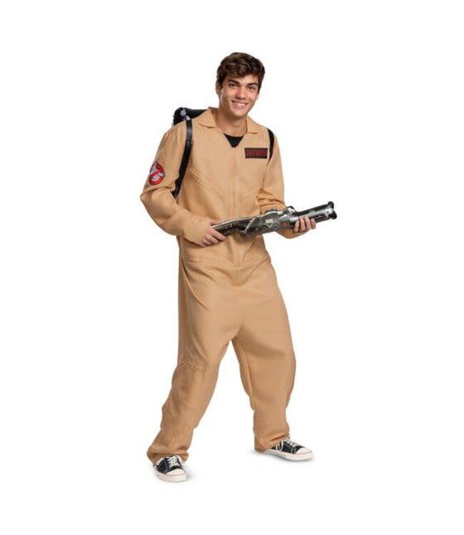 DISGUISE Deluxe 80'S Ghostbusters Adult Costume