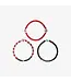 FOCO 3 pack Ohio State Friendship Bracelets