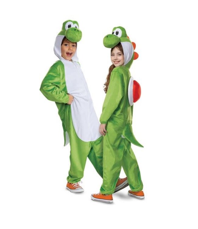 DISGUISE Super Mario Bros Child Yoshi Hooded Jumpsuit for Kids