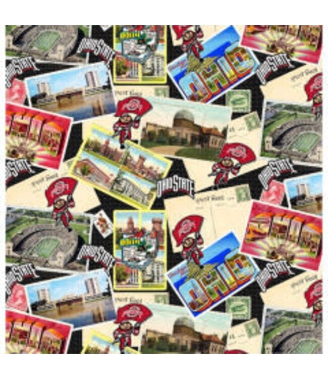 Sykel Enterprises Order By The Yard X 42in SCENIC POSTCARD COTTON