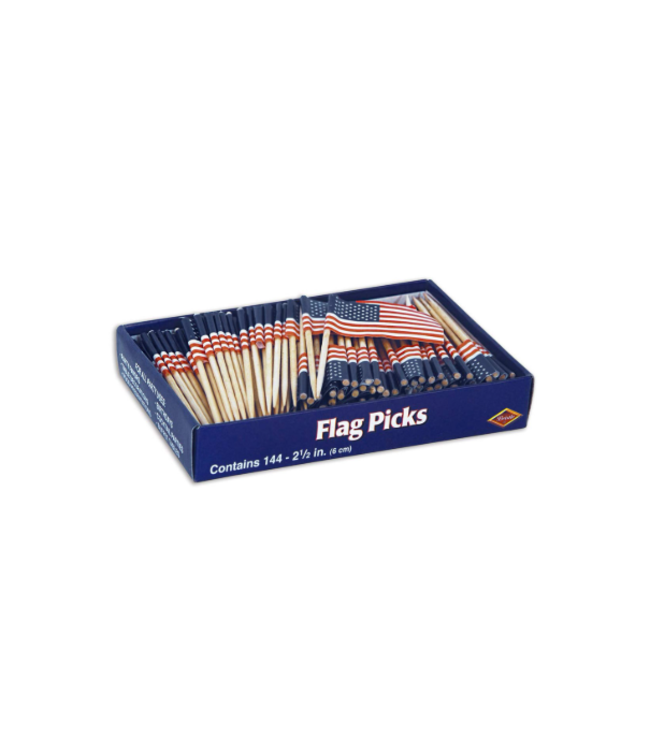BEISTLE U S Flag Picks (144/Box)