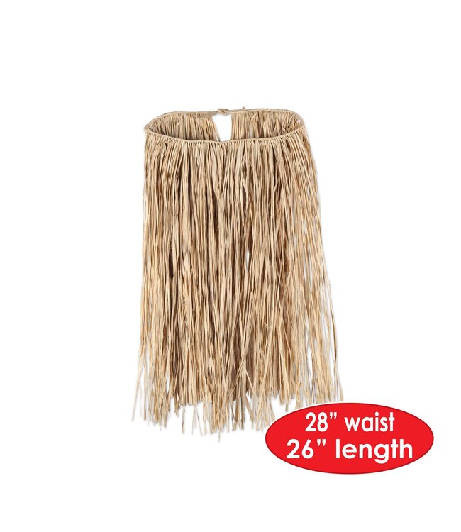 BEISTLE Teen Raffia Hula Skirt