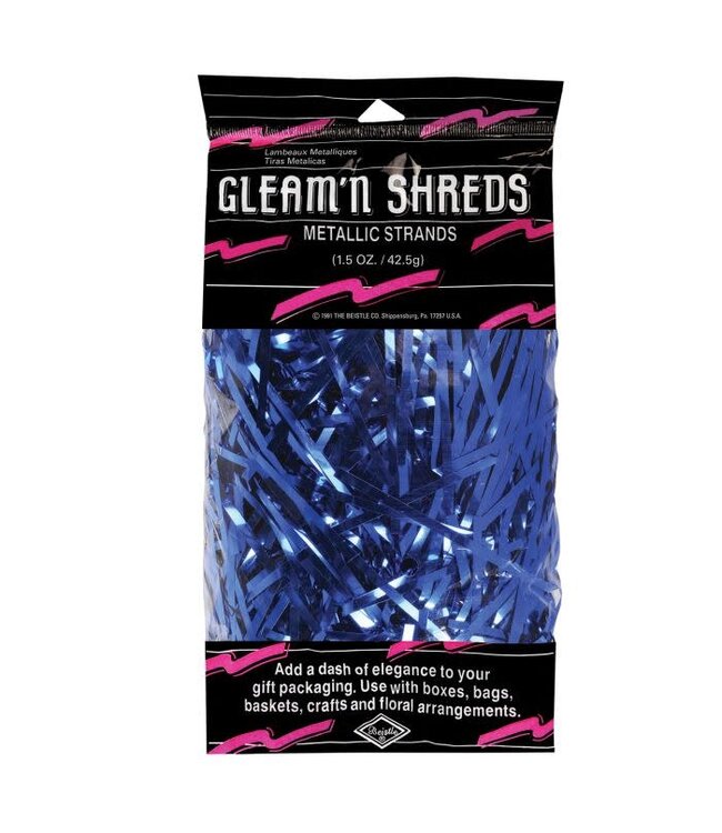 BEISTLE Gleam 'N Shreds Metallic Strands-Blue
