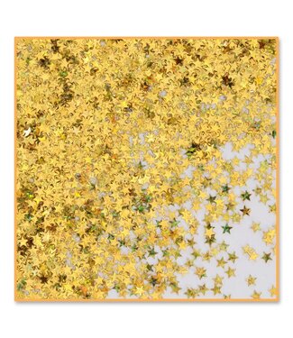 BEISTLE Gold Holographic Stars Confetti