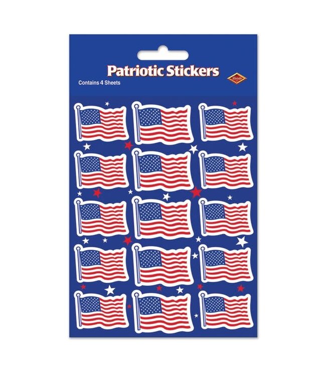 BEISTLE U S Flag Stickers