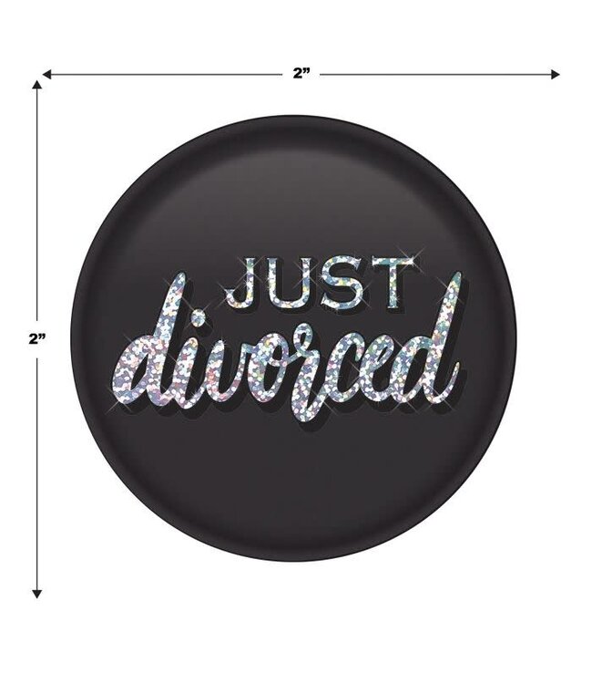 BEISTLE Just Divorced Button