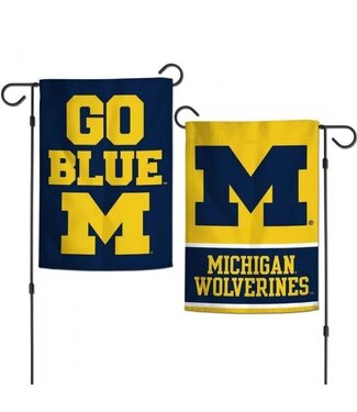 WINCRAFT U of M Wolverines Wincraft 2 Sided Slogan Garden Flag