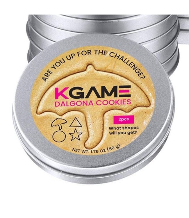 SHOWCASE KGAME Dalgona Cookie Tin (2 Cookies) Viral Season 1