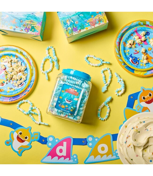 4YOREELVES 50 Shark Candy Bracelets Individually Wrapped