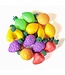 4YOREELVES 60 Fruit Shaped Fizzy Candy Powder