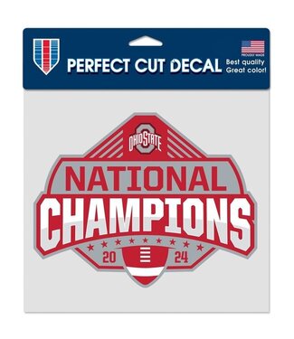 WINCRAFT Perfect Cut Color Decal 8" x 8" OSU National Champs