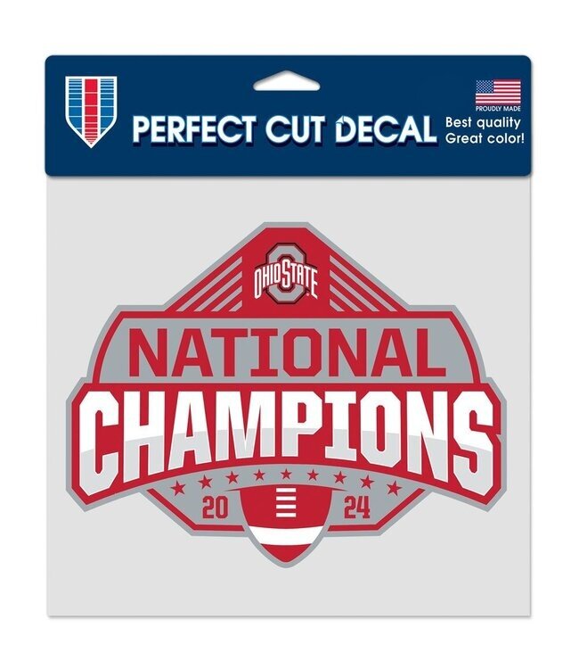 WINCRAFT Perfect Cut Color Decal 8" x 8" OSU National Champs
