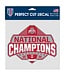 WINCRAFT Perfect Cut Color Decal 8" x 8" OSU National Champs