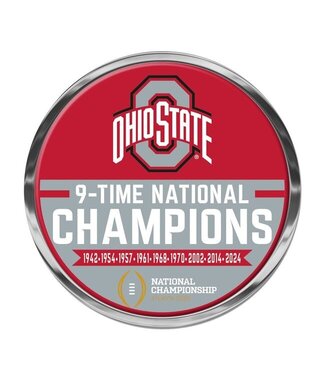 WINCRAFT OSU National Champs 2024 Chrome Auto Emblem