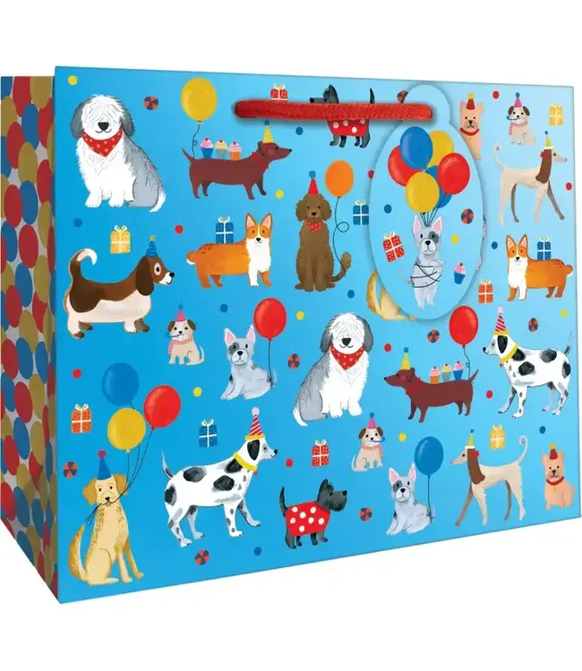 JILLSON ROBERTS Totes - Large - Party Dogs