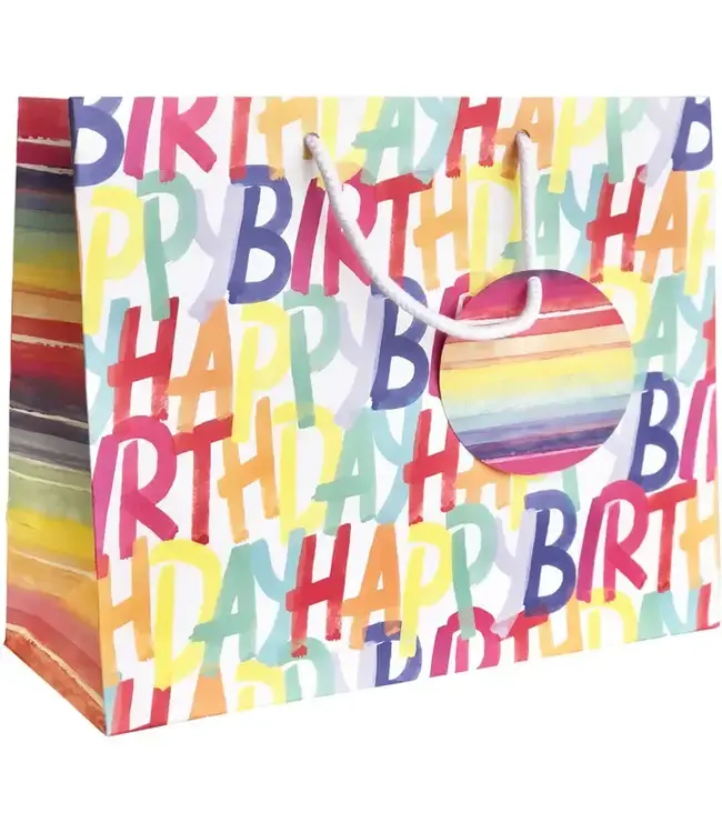 JILLSON ROBERTS Rainbow Birthday Tote - Large