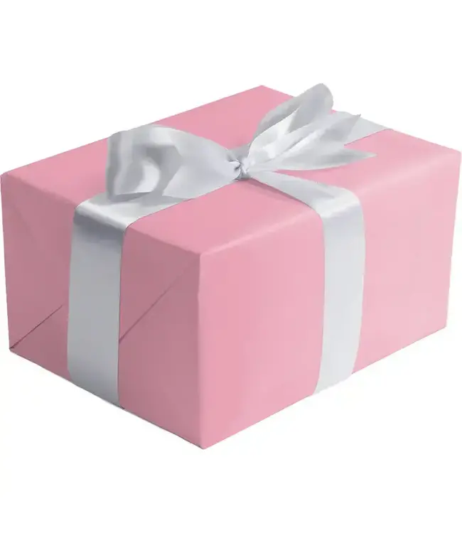 JILLSON ROBERTS Pastel Pink Matte Gift Wrap - Roll