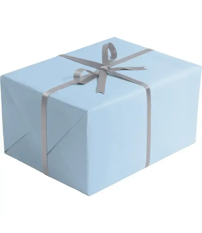 JILLSON ROBERTS Pastel Blue Matte Gift Wrap - Roll