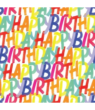 JILLSON ROBERTS Rainbow Birthday Gift Wrap - Roll
