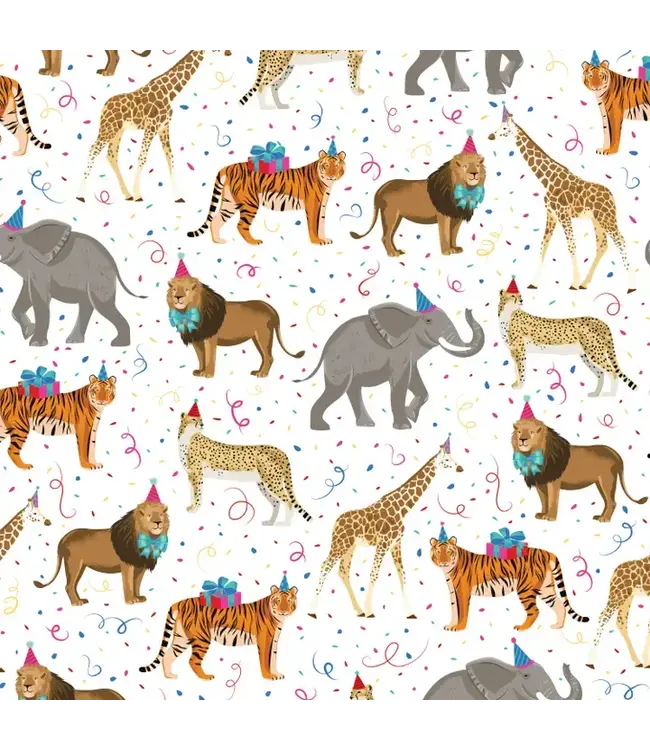 JILLSON ROBERTS Go Wild Gift Wrap - Roll