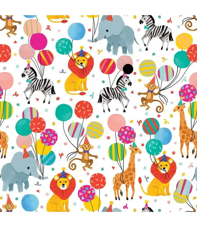 JILLSON ROBERTS Jungle Birthday Party - Wrap - Rolls