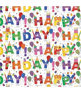 JILLSON ROBERTS Wrap - Rolls - Birthday Characters