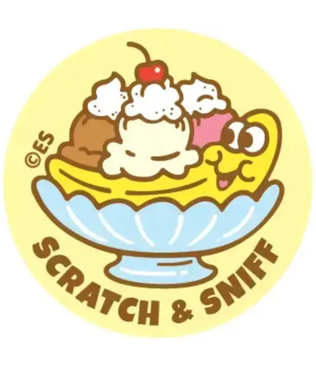 EVERYTHING SMELLS, LLC Banana Split Everythingsmells Scratch & Sniff Stickers