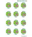 EVERYTHING SMELLS, LLC Watermelon Bonkerz Everythingsmells Scratch & Sniff Stickers