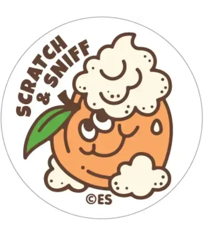 EVERYTHING SMELLS, LLC Peaches & Cream Everythingsmells Scratch & Sniff Stickers
