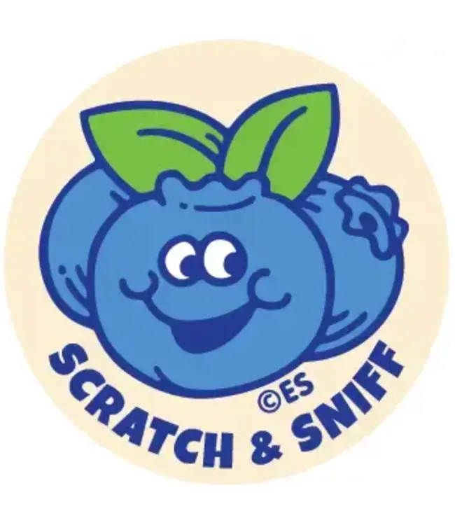 EVERYTHING SMELLS, LLC Blueberry Everythingsmells Scratch & Sniff Stickers