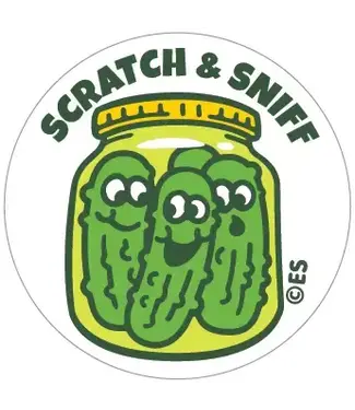 EVERYTHING SMELLS, LLC Dill Pickles Everythingsmells Scratch & Sniff Stickers