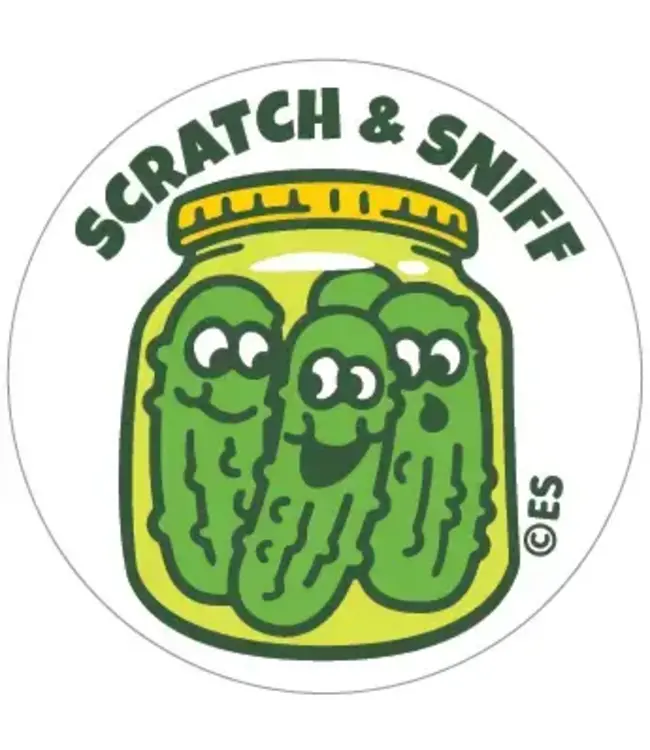 EVERYTHING SMELLS, LLC Dill Pickles Everythingsmells Scratch & Sniff Stickers