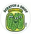 EVERYTHING SMELLS, LLC Dill Pickles Everythingsmells Scratch & Sniff Stickers