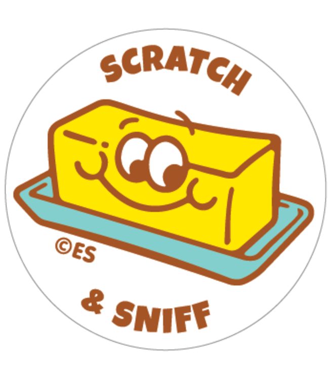 EVERYTHING SMELLS, LLC Buttered Popcorn Everythingsmells Scratch & Sniff Stickers