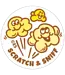 EVERYTHING SMELLS, LLC Buttered Popcorn Everythingsmells Scratch & Sniff Stickers