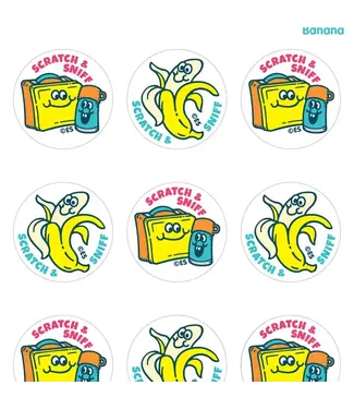 EVERYTHING SMELLS, LLC Banana & Lunch Box Everythingsmells Scratch & Sniff Stickers
