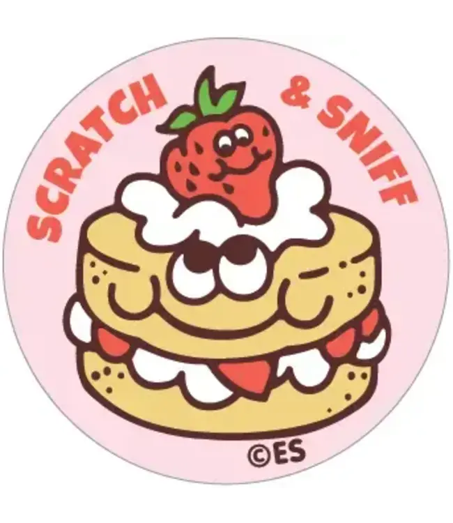 EVERYTHING SMELLS, LLC Strawberry Shortcake Everythingsmells Scratch & Sniff Stickers