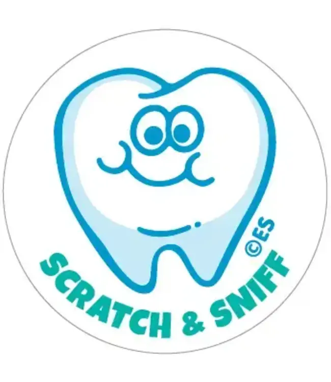 EVERYTHING SMELLS, LLC Minty Fresh Everythingsmells Scratch & Sniff Dental Stickers