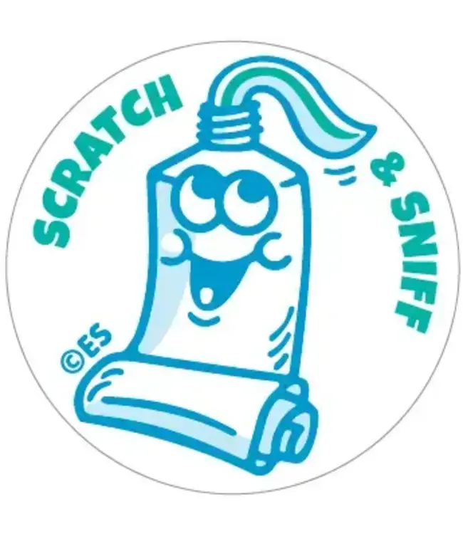 EVERYTHING SMELLS, LLC Minty Fresh Everythingsmells Scratch & Sniff Dental Stickers
