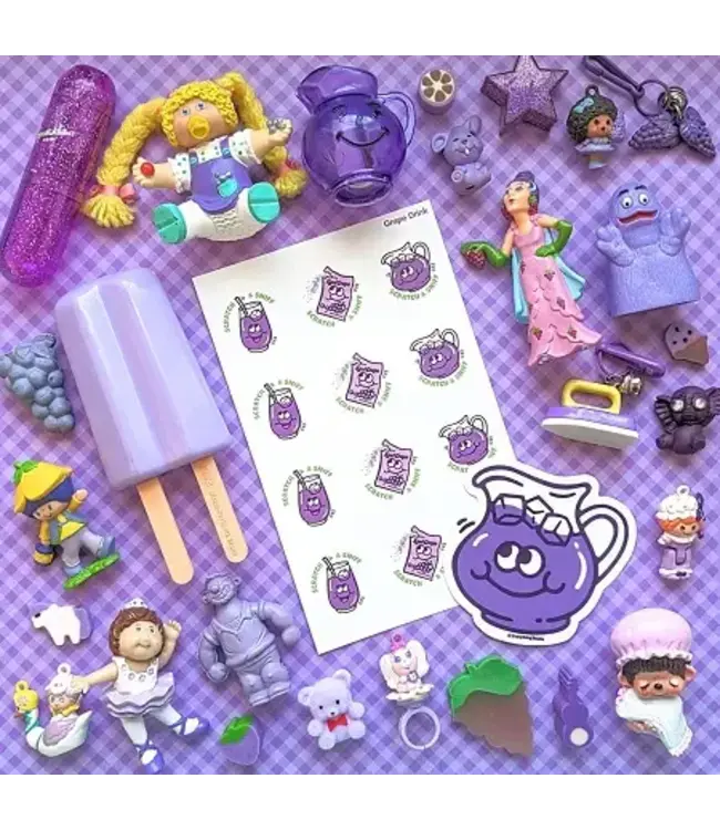 EVERYTHING SMELLS, LLC Grape Drink EverythingSmells Scratch & Sniff Stickers