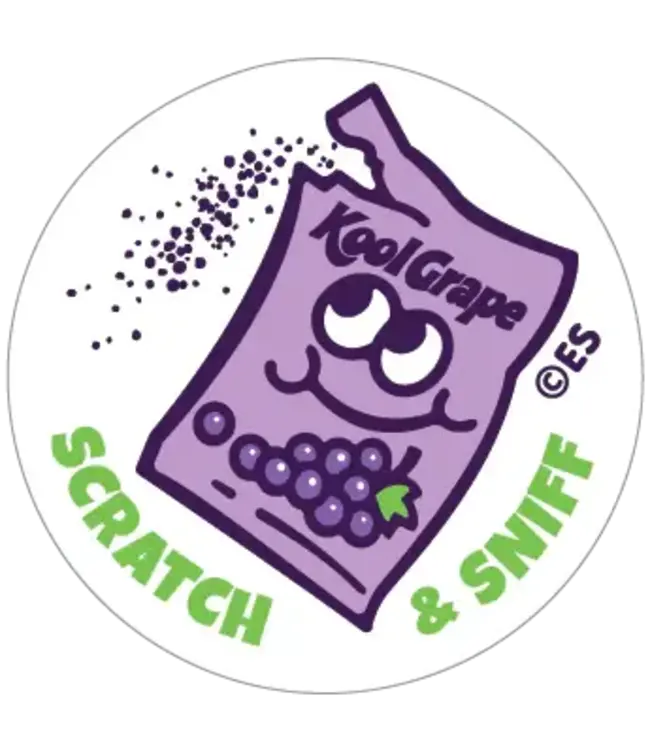 EVERYTHING SMELLS, LLC Grape Drink EverythingSmells Scratch & Sniff Stickers